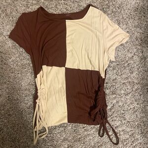 Colorblock Short Sleeve Top